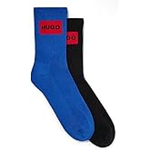 HUGO Women's Ribbed Quarter Length Socks (2-Pack)
