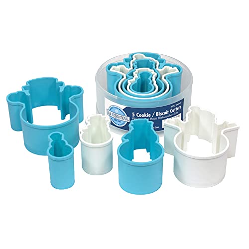 R&M International Snowman Cookie and Biscuit Cutters, Assorted Sizes