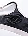 SYROKAN Women's High Impact Support Bounce Control Plus Size Workout Sports Bra Black/Grey 36DD