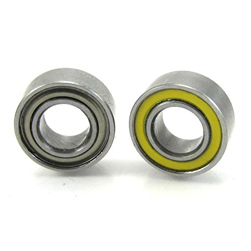5x10x4mm Precision Ceramic Ball Bearings Hybrid Seal (2)