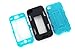 iPhone 4s case, iPhone 4 case, MagicSky Robot Series Hybrid Armored Case with Kickstand for Apple iPhone 4/4S - 1 Pack - Retail Packaging - Blue/Black