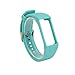 TenYun For Polar A360 bands/Polar A370 bands, Replacement One-piece Soft Silicone Band/Sport Strap/WristBand/Accessory with Safety metal clasp for Polar A360/A370(Teal)