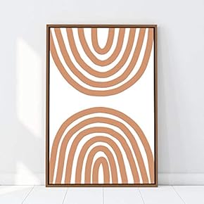 signwin Framed Canvas Wall Art Nordic Rainbow Canvas...