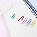 Toolist 33mm Company Office Paper Clips, 500 per Box, Assorted colors