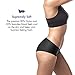 Lapasa 3-Pack Women's Hip Brief Panty (Large, Black)