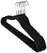 10 Pack Velvet Non-Slip Suit Hanger (Black)