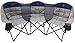 OmniCore Designs MoonPhase Home-Away LoveSeat Heavy Duty Oversized Folding Double Camp Chair Collection (Single, Double, Triple) (Triple Loveseat)