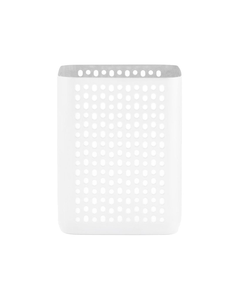 Normann Copenhagen Nic Nac Organiser Steel White Height 13 x Length 10.5 x Diameter 10.5 cm
