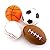 Mememall Fashion 12 Stress Sport Ball Sponge Balls Foam Ball Basketball Football Soccer Baseball