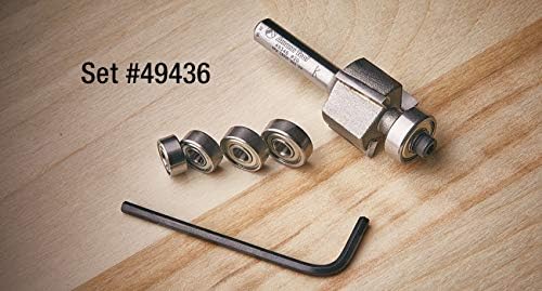 Amana Tool 49342 Carbide Tipped Binding/Rabbeting 15mm (19/32) D x 11.5mm (7/16) CH x 1/4 SHK Router Bit Set - Image 5