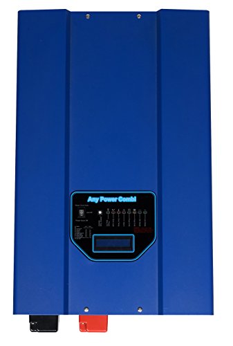 GTPOWER 3000W Peak 9000W Low Frequency SP Pure Sine Wave Inverter 90A Battery Charger Solar Converter DC 12V AC Input 240V, AC Output Split Phase 120V 240V AC Priority Battery Priority Good