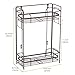 EZOWare 2 Tier Countertop Rack, Kitchen Bathroom Organizer Storage Wire Shelves Basket -Black