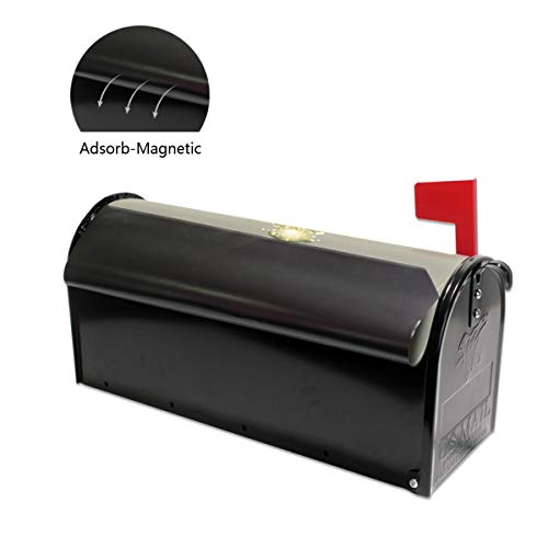 SUABO Christmas Trees Mailbox Cover, Standard Magnetic Mailbox Cover Wraps for Outside Garden