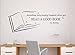 WeiaMaoYi Read A Good Book Wall Quotes J.K. Rowling Vinyl Decal Sticker School Library Home Art Decor Removable Interior (10qts)