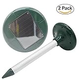 Mole Repeller Solar Powered Gopher Vole Snake Mice Repellent And Super Sonic Pest Repeller Pack Of 2 by TheSupplyCo