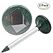Mole Repeller Solar Powered Gopher Vole Snake Mice Repellent And Super Sonic Pest Repeller Pack Of 2 by TheSupplyCo