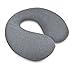 Carter's Toddler Memory Foam Neck Roll Pillow Micro Fiber, Plush Grey