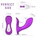 Wearable Clitoris G-spot Vibrator, Remote Control Butterfly Vibrator with 9 Vibration Speeds, Waterproof Vibrating G Spot Vagina Clit Stimulator, Rechargeable Adult Sex Toy for Women and Couples Fun