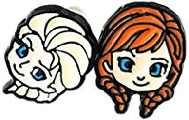 Frozen Fashion Novelty Post Earrings Movie Cartoon Series with Gift Box