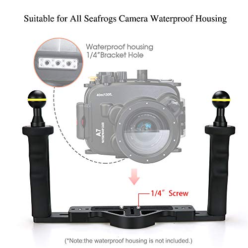 MEIKON Lightweight Aluminium Tray for Underwater Camera housing