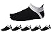 Men Cotton Low Cut No Show Toe Socks 5 Finger Athletic Mesh Wicking 6 Pack