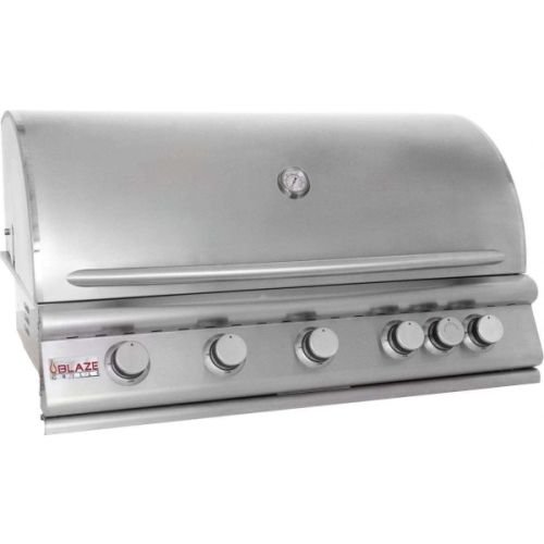 Blaze 40" 5-Burner Grill and Cart Package with Rear Burner - NG - Thumbnail 2