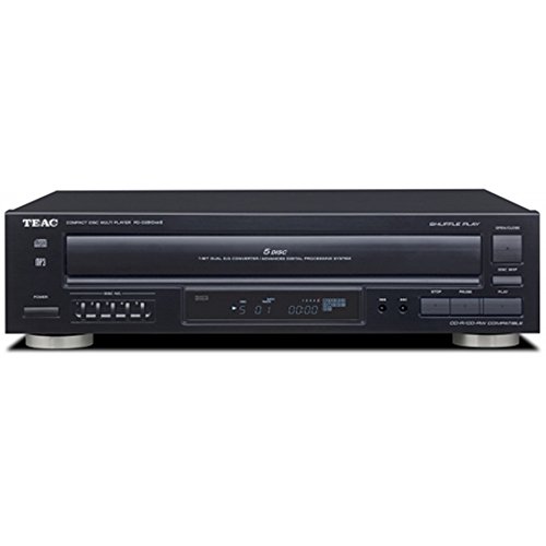 Teac PD-D2610MKII 5-Disc Carousel CD Player with Remote plus Mackie CR Series CR3 - 3" Creative Reference Multimedia Monitors (Pair)