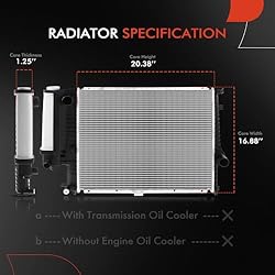 A-Premium Engine Coolant Radiator Assembly