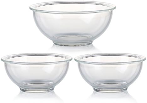 NNIU Fruit Salad Meal Boxes, Household Instant Noodles Bowl , High Borosilicate Heat-resistant Glass Crisper, Glass Tableware Sets(Three)