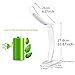 LED Desk Lamp, Alween 3-Level Dimmable Table Lamp with USB Charging Port and Power Adapter, Flexible Portable Eye-Caring Reading Lamp (White)
