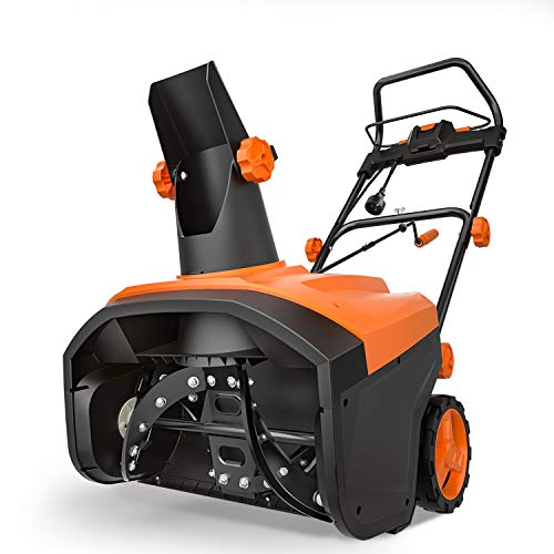 TACKLIFE Snow Blower, 15 Amp Electric Snow Thrower, 20 Inch,...