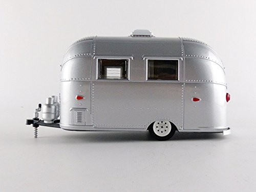 Greenlight 18224 Airstream Bambi 16' Camper Trailer Silver for 1/24 Scale Model Cars and Trucks 1/24 Diecast Model