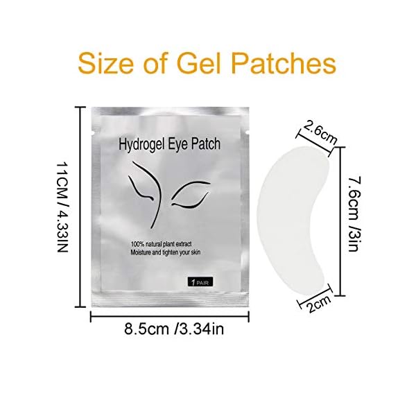 50Pairs-Under-Eye-Eyelash-Extension-Gel-Patches-Kit-Jiasoval-DIY-Lash-Extension-Lint-Free-Under-Eye-Gel-Patches-Hydrogel-Under-Eye-Gel-Pads Under Eye Gel Pads, Jiasoval 50 Pairs Isolation Eyelash Extension Pads Lint Free Eyelash Patches, Under Eye Patches…