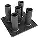 Titan Fitness Olympic Barbell Holder, Vertical Storage Display, 5-Bar Holder