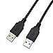 USB A to A, SNANSHI USB to USB Cord USB Cable Male to Mlae 15 ft USB 2.0 Cable Type A Male to Type A Male