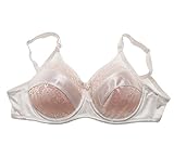 Aintle White Bra With Pocket for Silicone Breast Crossdresser Mastectomy Prosthesis 34/75(Suitable for A,B,C,D Cup)