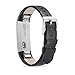 Genuine Leather Bands for Fibit Alta and Alta HR , FITEEN Replacement Wrist Band – Pin and Tuck