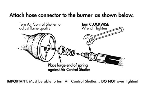 COOKAMP High Pressure 1-Burner Outdoor Propane Gas Cooker with 0-20 PSI Adjustable Regulator and Steel Braided Hose [ 2018 New Model ] SA1100 - Thumbnail 2