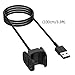 Compatibe Fitbit Charge 3 Charger - Zacro 2pcs 3.3ft/100cm Replacement Charger USB Charging Cable for Fitbit Charge 3 with Cable Cradle Dock Adapter for Fitbit Charge 3 Smart Watch