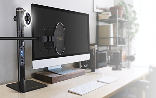 Marantz Professional Turret - Self-Contained USB-C Broadcast Video System |Full HD webcam, USB condenser microphone with pop filter, Dimmable LED light ring and internal USB hub