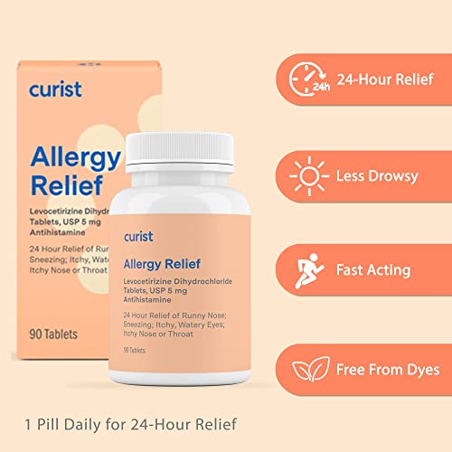 Curist Generic Levocetirizine Dihydrochloride 5mg Bulk (270 Tablets