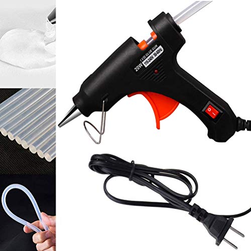 Vigor Times Hot Glue Gun, 20W High Temp Hot Glue Gun with 20pcs Glue