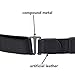 2 Pack Belt Style Shirt Stays for Men Women Police Military, Adjustable Elastic(Black)