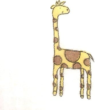 Baby Receiving Blanket - Giraffe-Cotton- plus 2 Stroller Clips.
