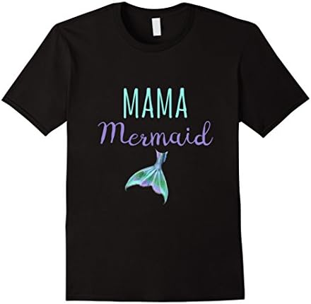 Mama Mermaid Tail Birthday Party Mom Gift T Shirt