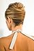 Mia French Twister Up-Do Hair Styling Tool, French Twist Bun Maker for Women, Girls, Brides, Long and/or Thick Hair - Large Size, Brown Color