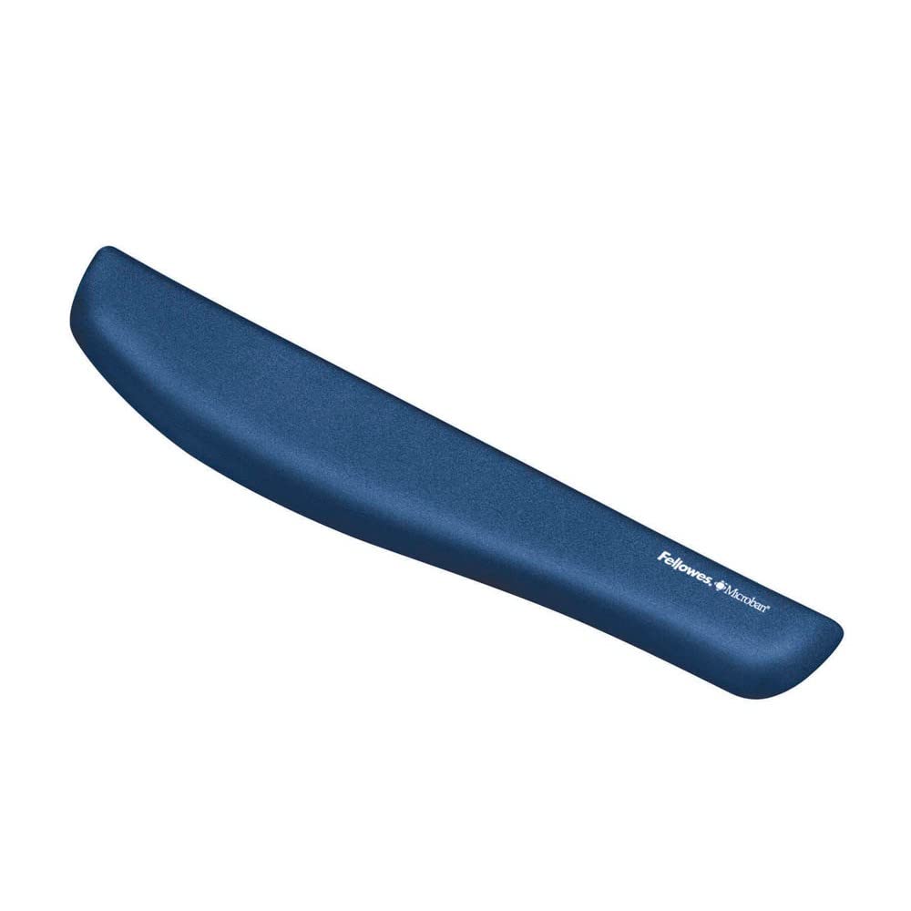 Fellowes 9287402 PlushTouch Keyboard Wrist Support with Microban - Blue