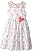 Marmellata Girls' Party Dress with Illusion Neckline