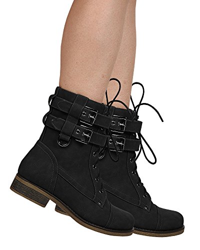 Ermonn Womens Military Combat Boots Lace up Double Argentina Ubuy