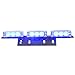 XKTTSUEERCRR 54x LED Ultra Bright Emergency Service Vehicle Dash Deck Grill Warning Flashing Strobe Light (Red & Blue)